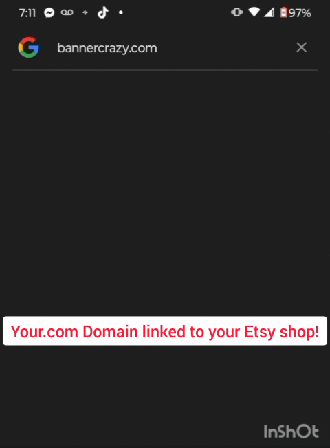 Linking your dotcom domain to your Etsy shop or Facebook page.